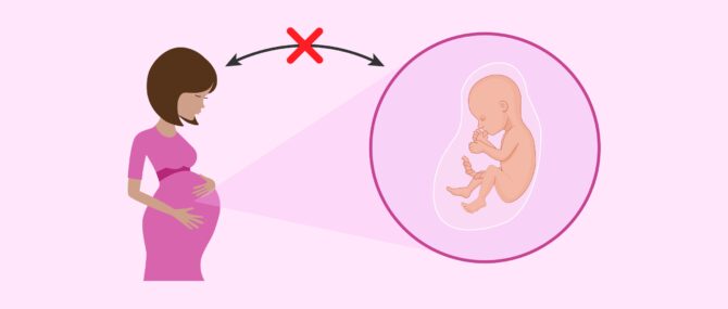 Reducir el vínculo entre la gestante y el bebé