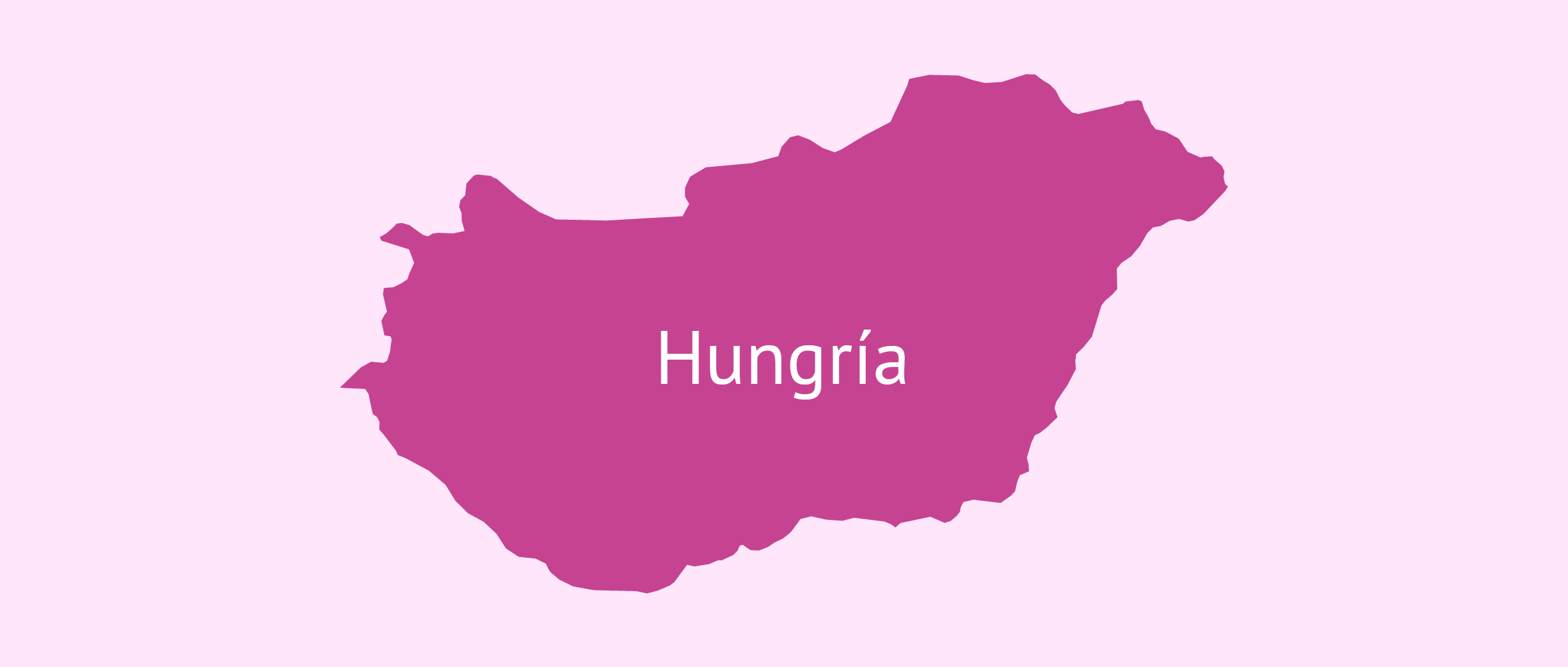 mapa hungria