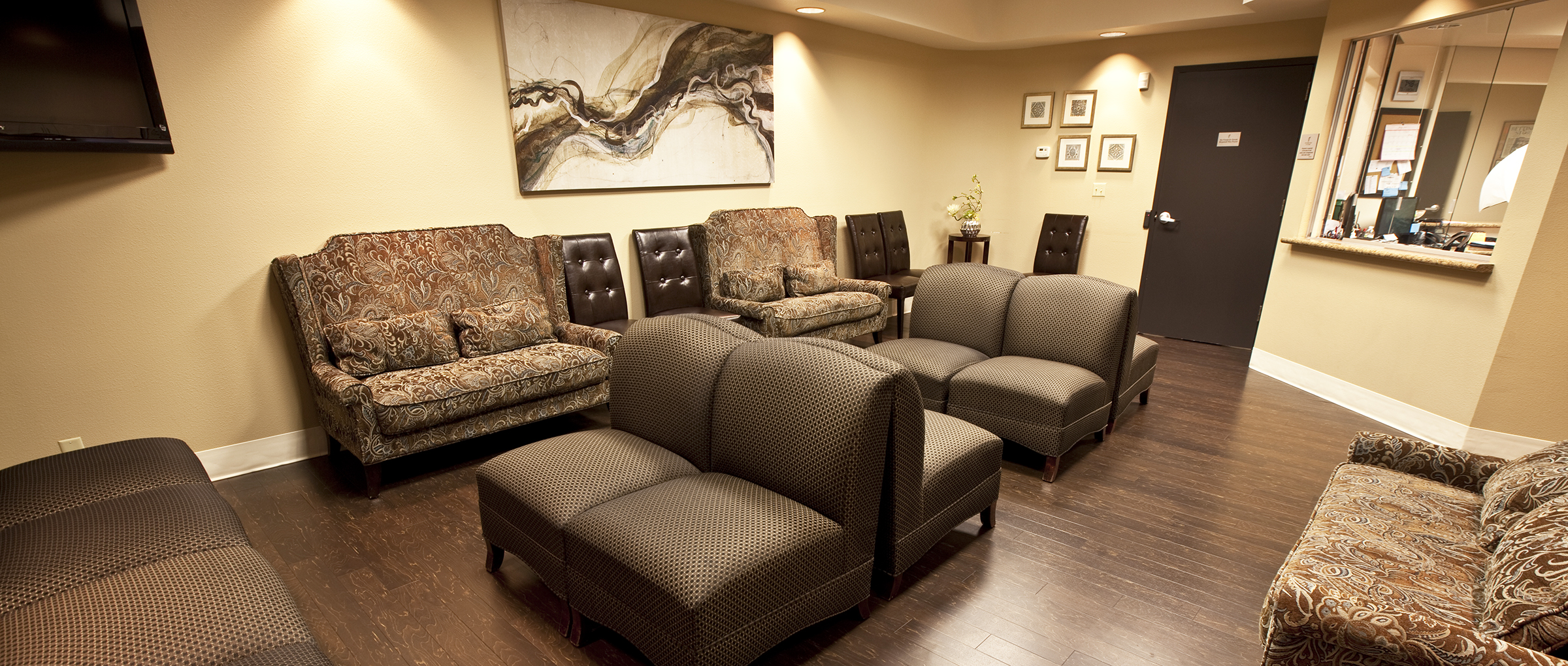 The Fertility Center of Las Vegas: recepción y sala de espera
