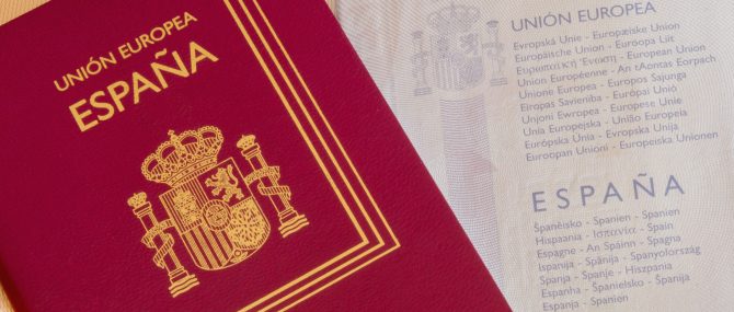 Pasaporte español vigente